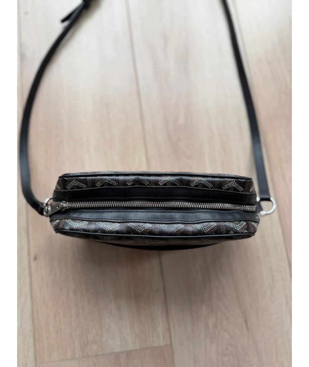 GOYARD Черная барсетка, фото 6
