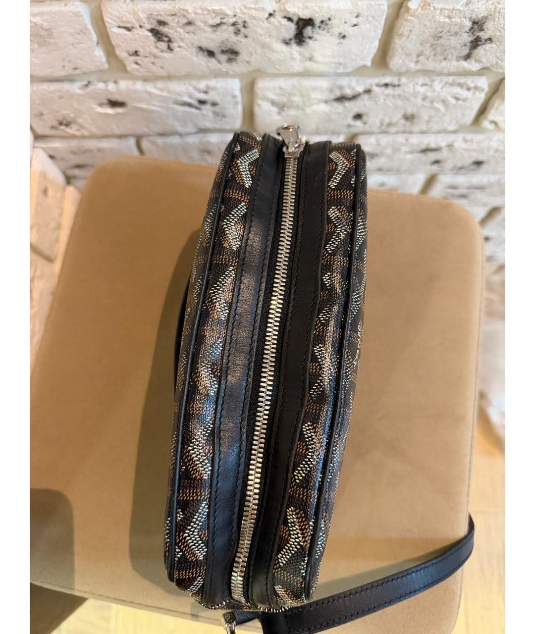 GOYARD Черная барсетка, фото 4