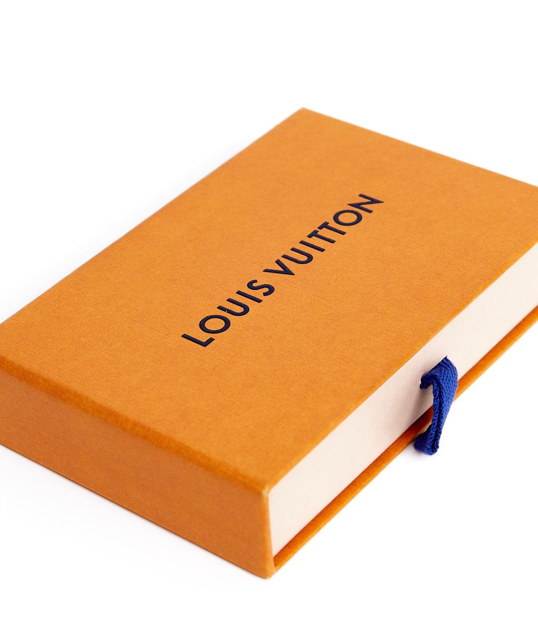 LOUIS VUITTON Серебряный кожаный кардхолдер, фото 4