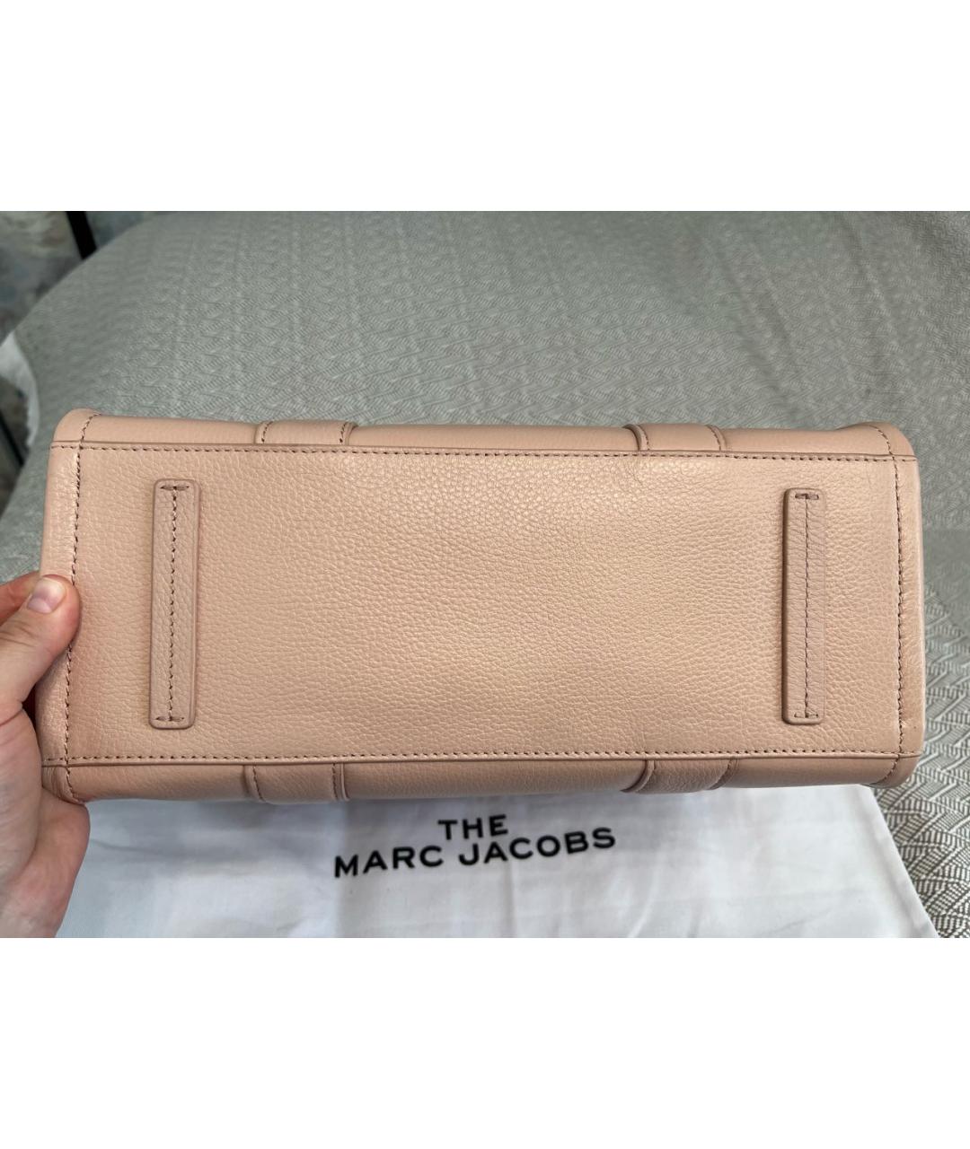 MARC JACOBS Розовая кожаная сумка тоут, фото 2