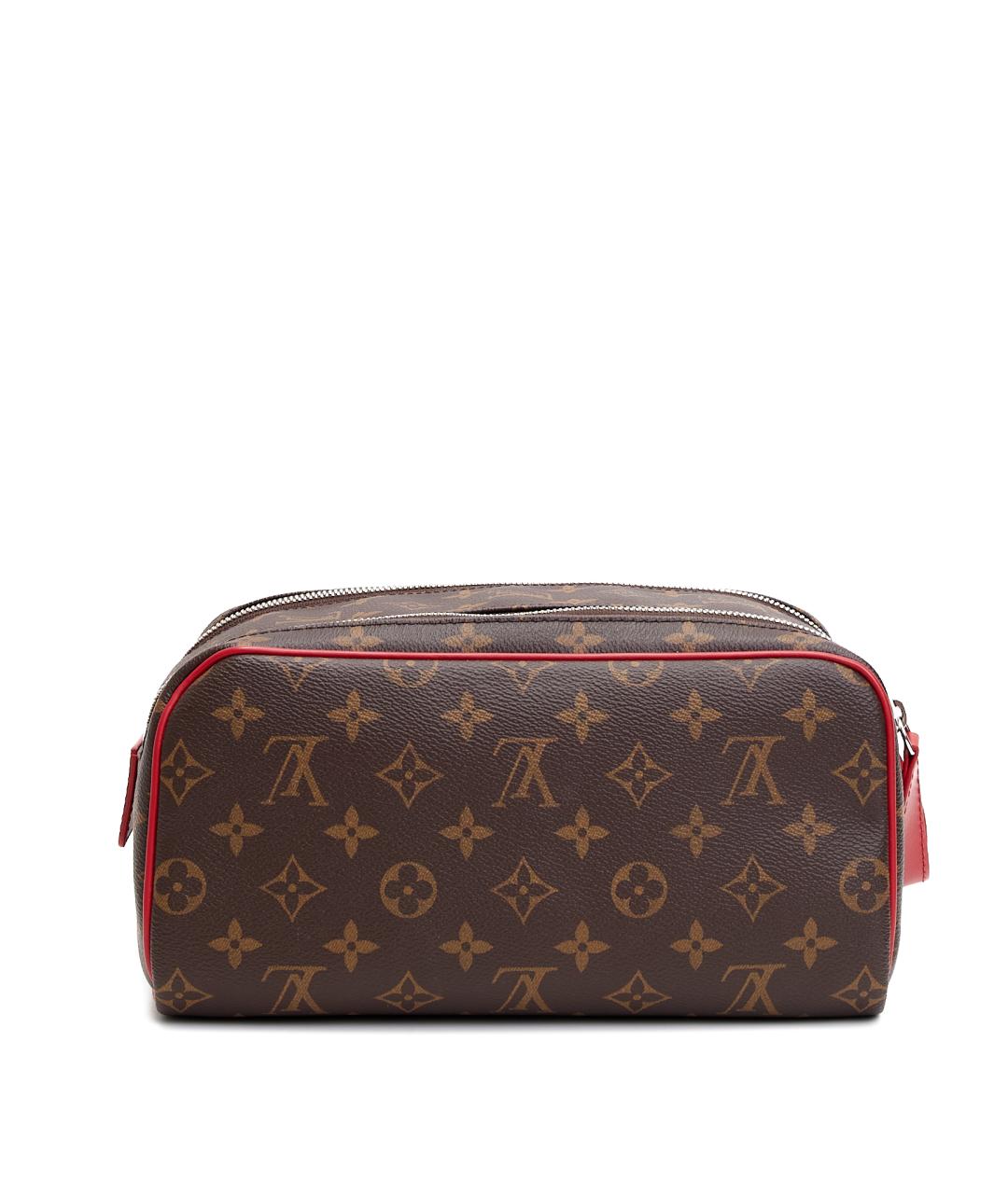 LOUIS VUITTON Коричневая кожаная дорожная/спортивная сумка, фото 3
