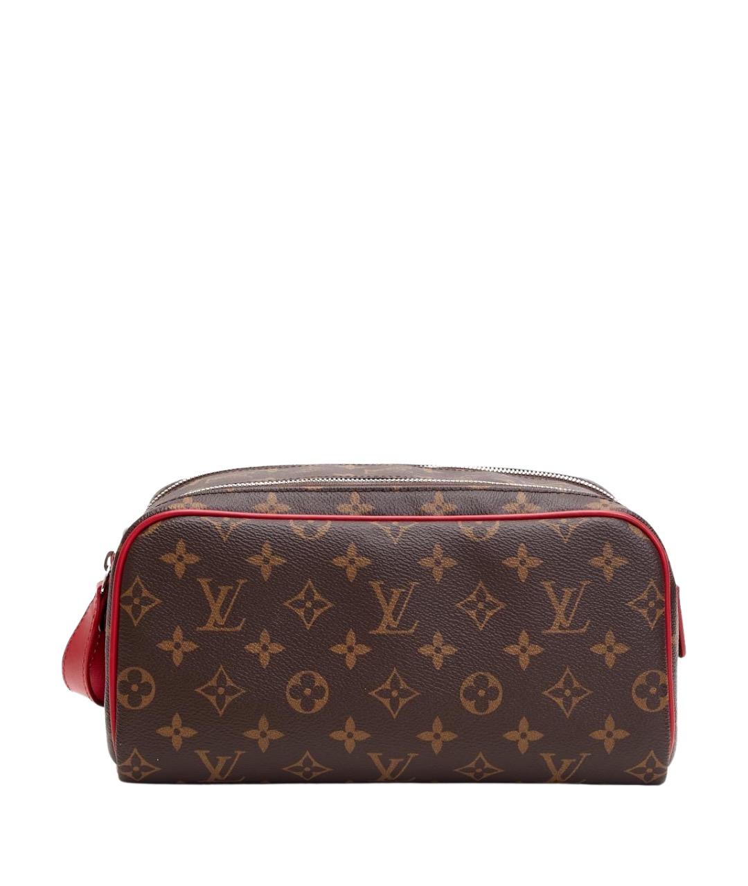 LOUIS VUITTON Коричневая кожаная дорожная/спортивная сумка, фото 1