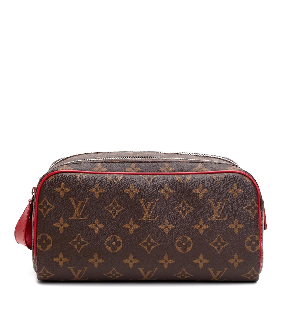 LOUIS VUITTON Коричневая кожаная дорожная/спортивная сумка, фото 8