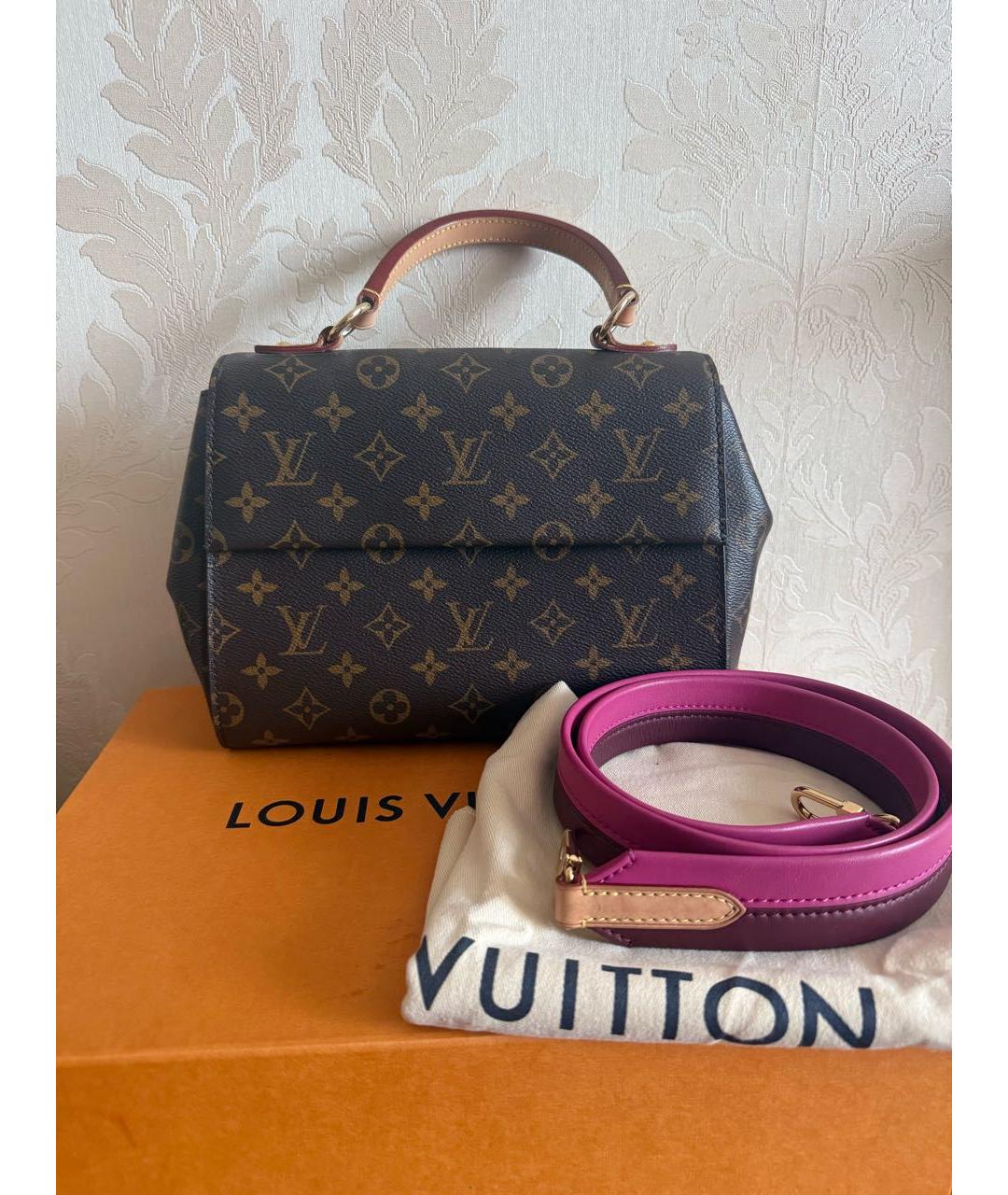 LOUIS VUITTON Коричневая сумка с короткими ручками, фото 9