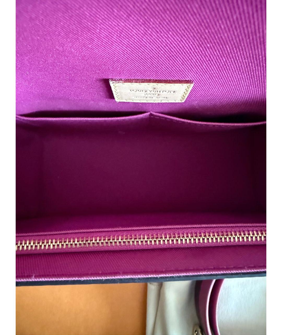 LOUIS VUITTON Коричневая сумка с короткими ручками, фото 4