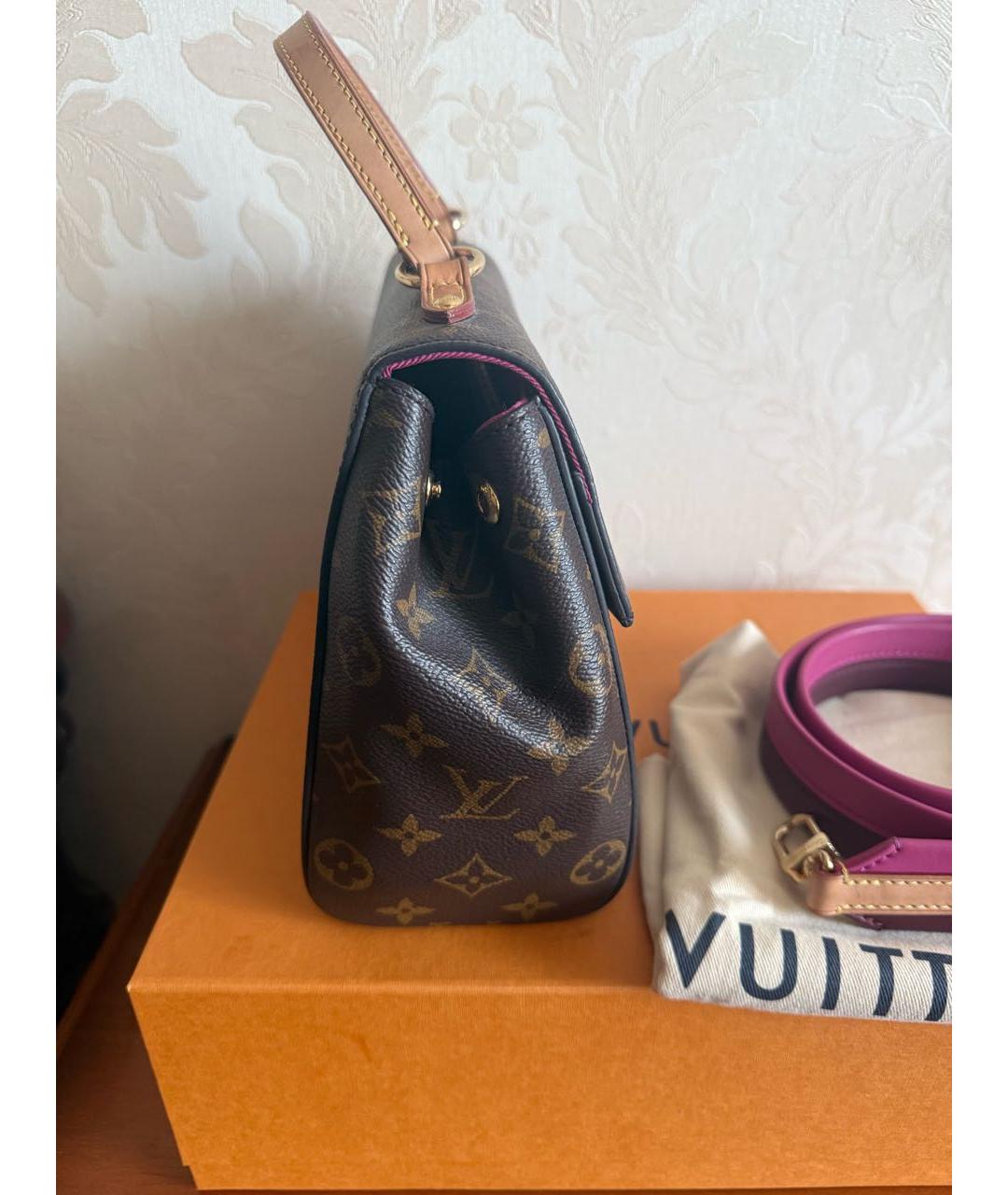 LOUIS VUITTON Коричневая сумка с короткими ручками, фото 2