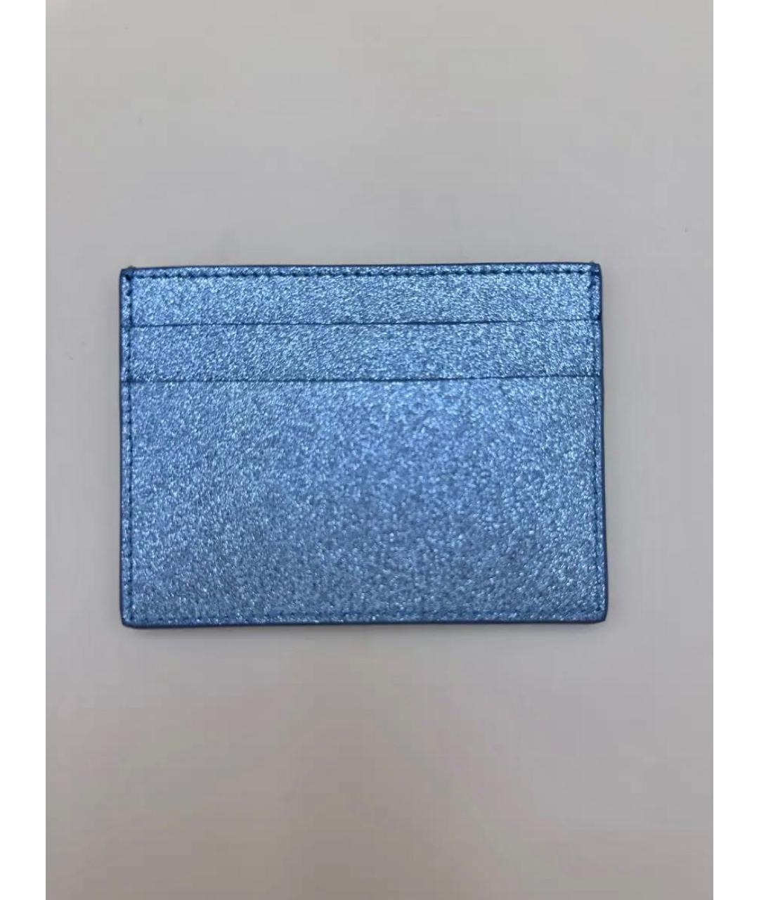 BALENCIAGA Серебряный кожаный кардхолдер, фото 2
