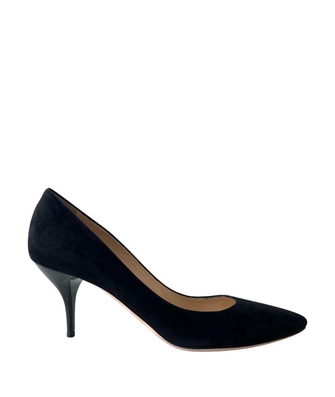 JIMMY CHOO Черные замшевые туфли, фото 1
