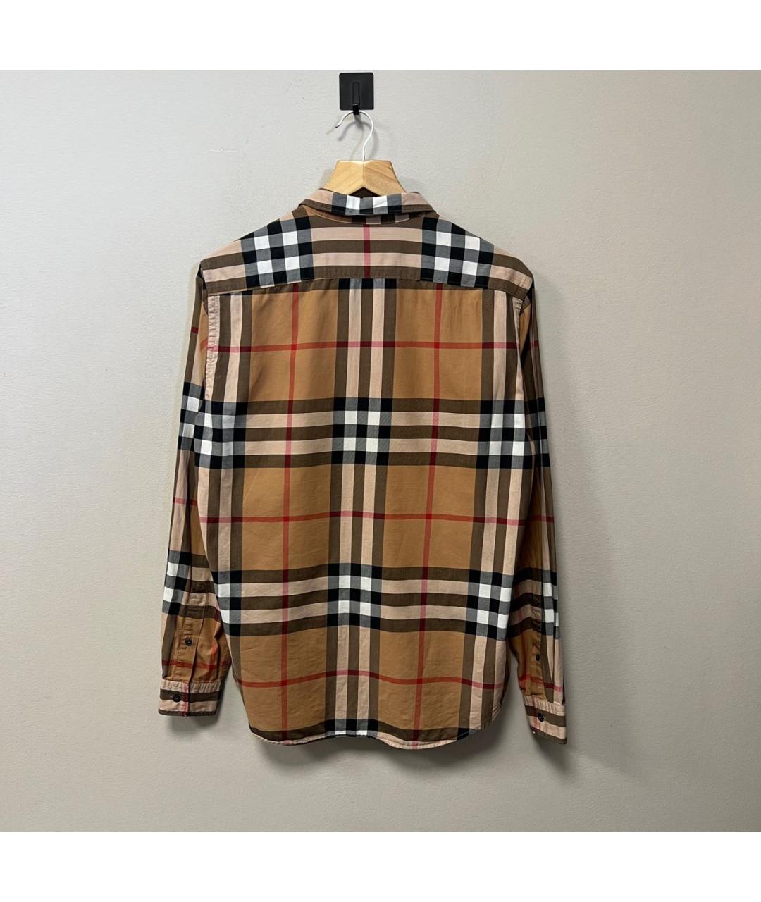 BURBERRY Бежевая классическая рубашка, фото 3