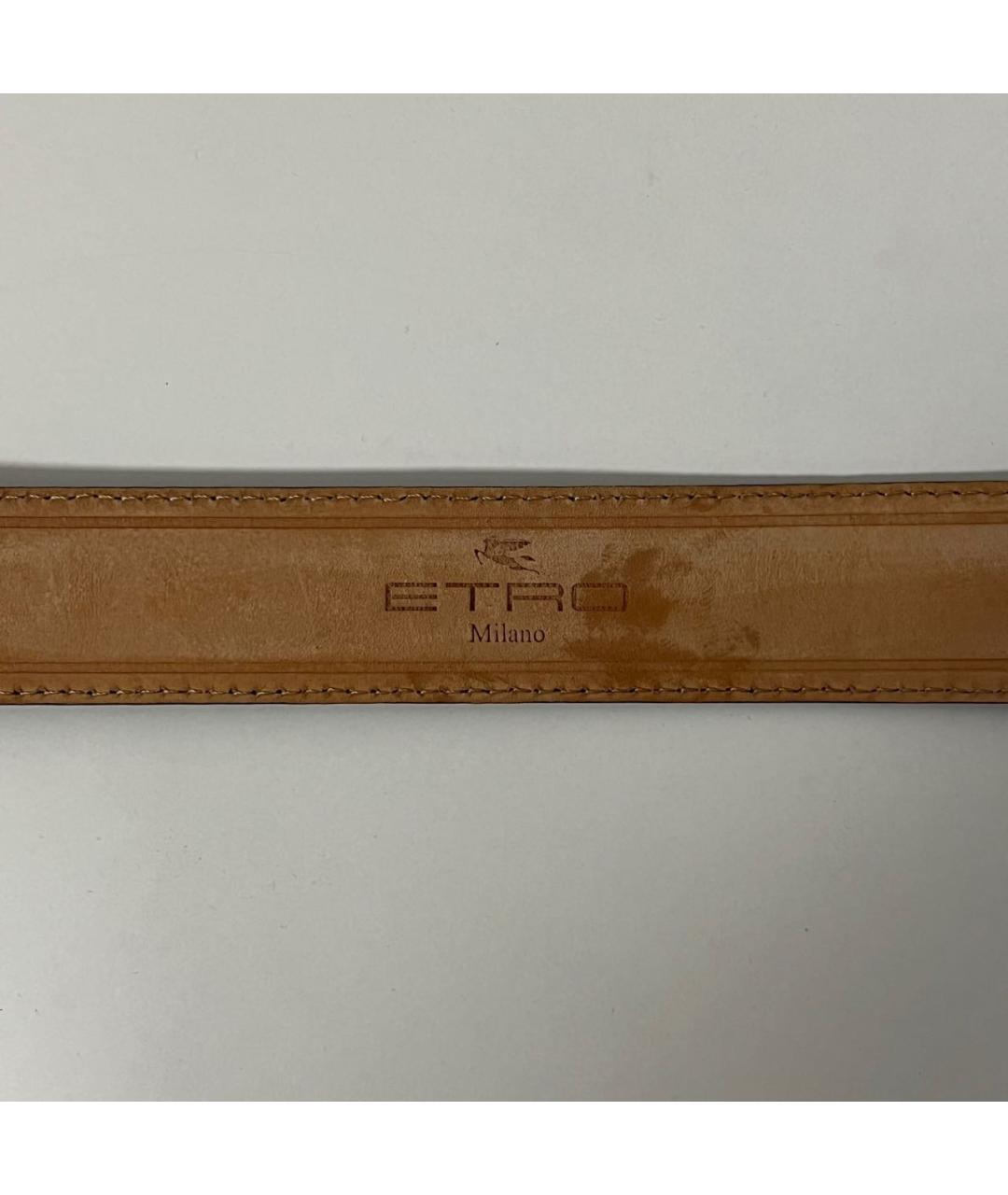 ETRO Темно-синий ремень, фото 5