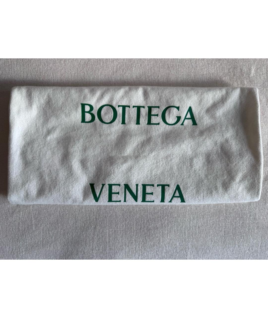 BOTTEGA VENETA Черная кожаная сумка с короткими ручками, фото 8