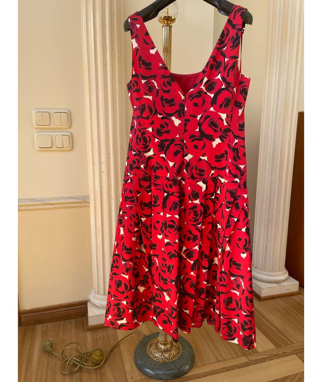 MOSCHINO Мульти шелковое коктейльное платье, фото 2
