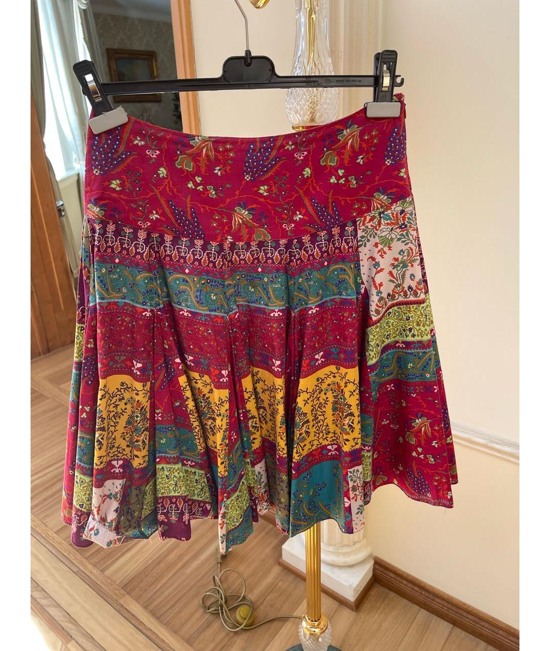 ETRO Мульти хлопковая юбка миди, фото 2