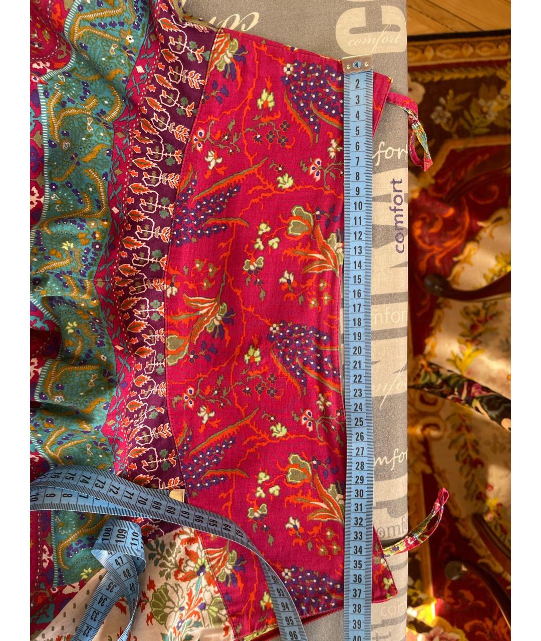 ETRO Мульти хлопковая юбка миди, фото 7