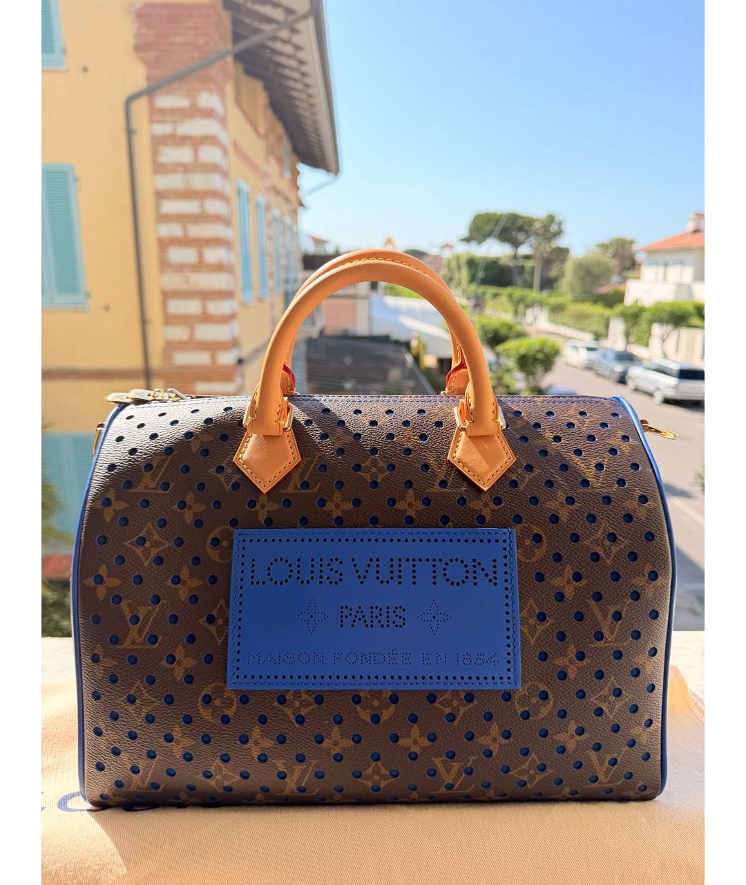 LOUIS VUITTON Коричневая сумка тоут, фото 5