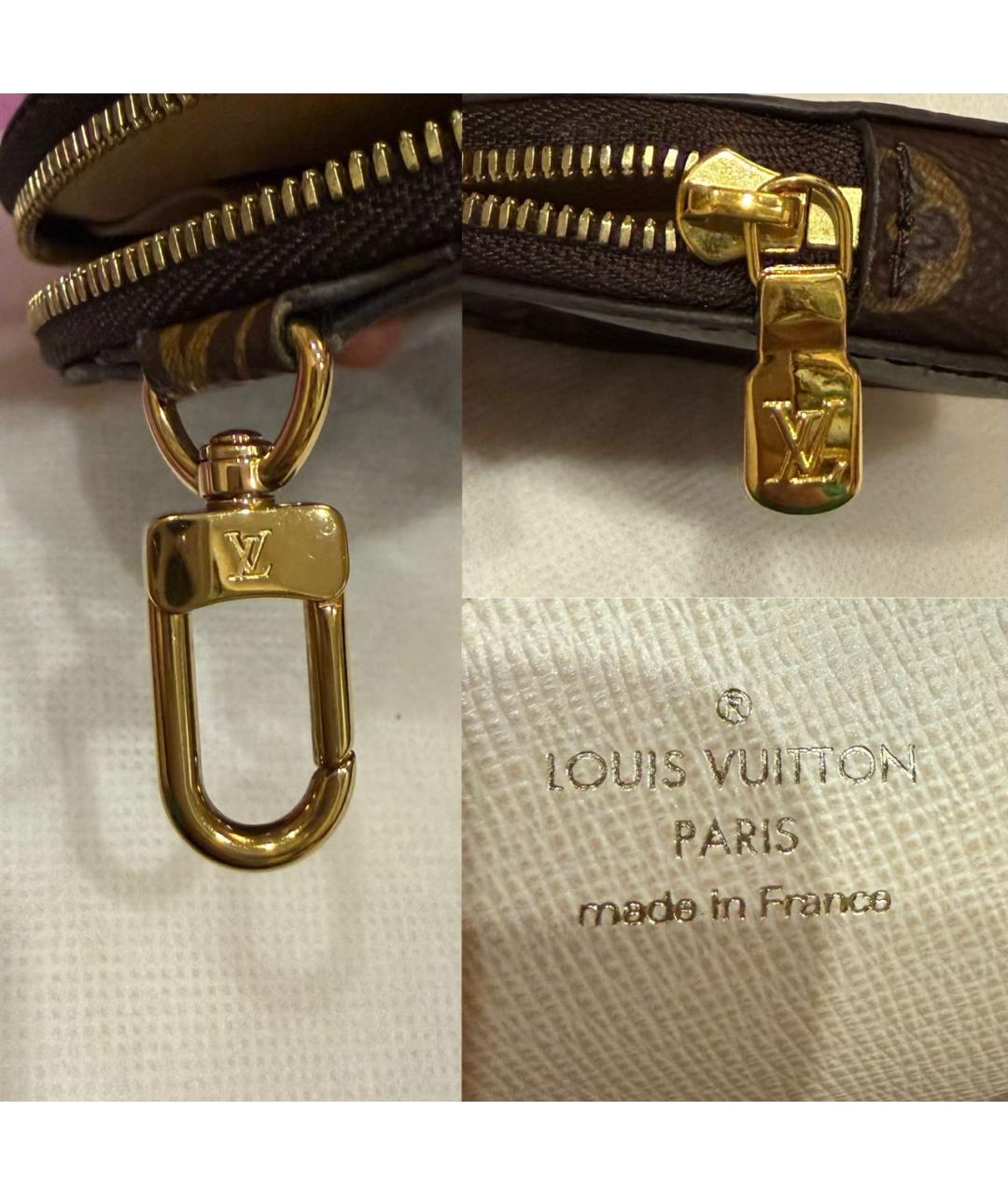 LOUIS VUITTON Коричневая ключница, фото 4