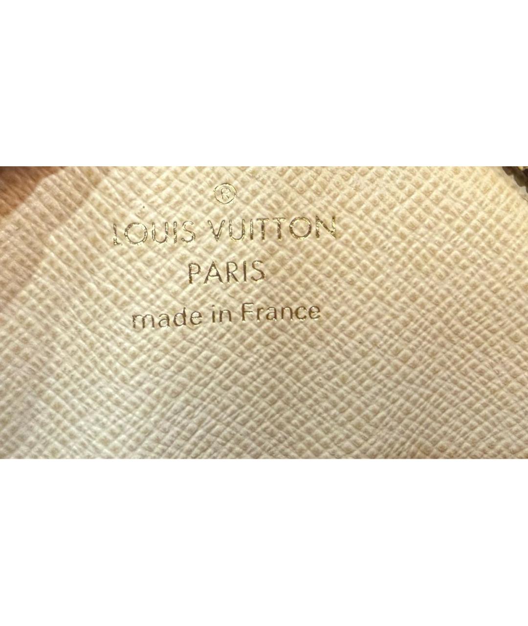 LOUIS VUITTON Коричневая ключница, фото 3