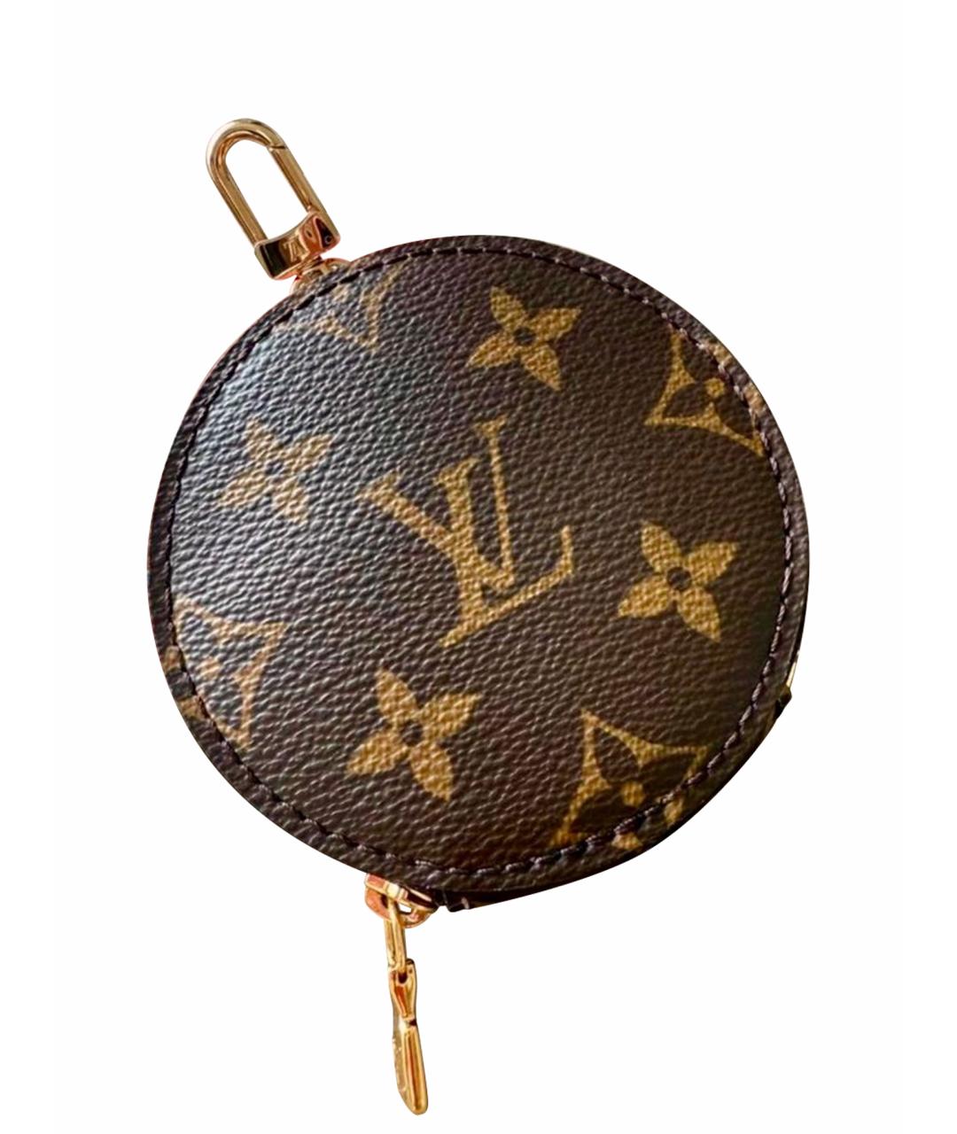 LOUIS VUITTON Коричневая ключница, фото 1