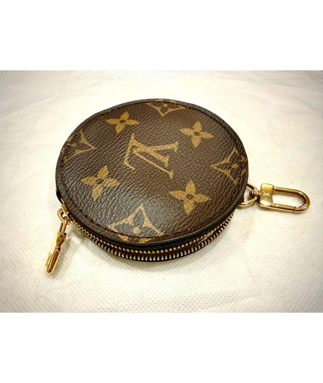LOUIS VUITTON Коричневая ключница, фото 6