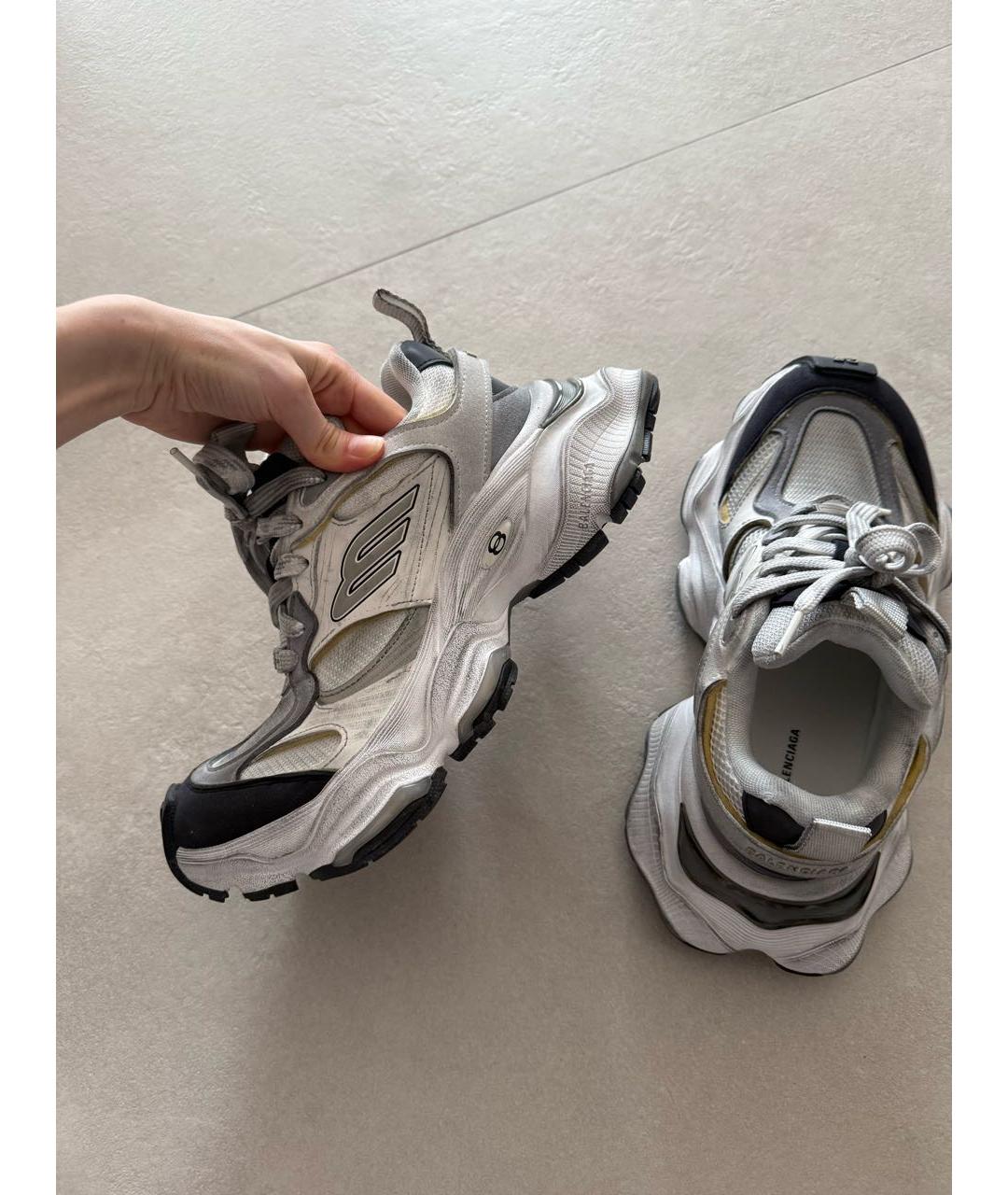 BALENCIAGA Серые кроссовки, фото 5