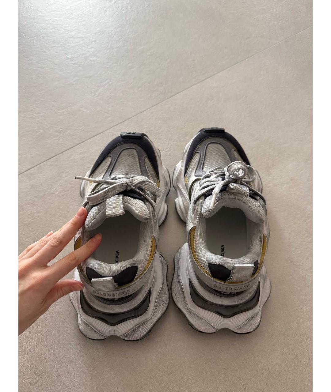 BALENCIAGA Серые кроссовки, фото 4