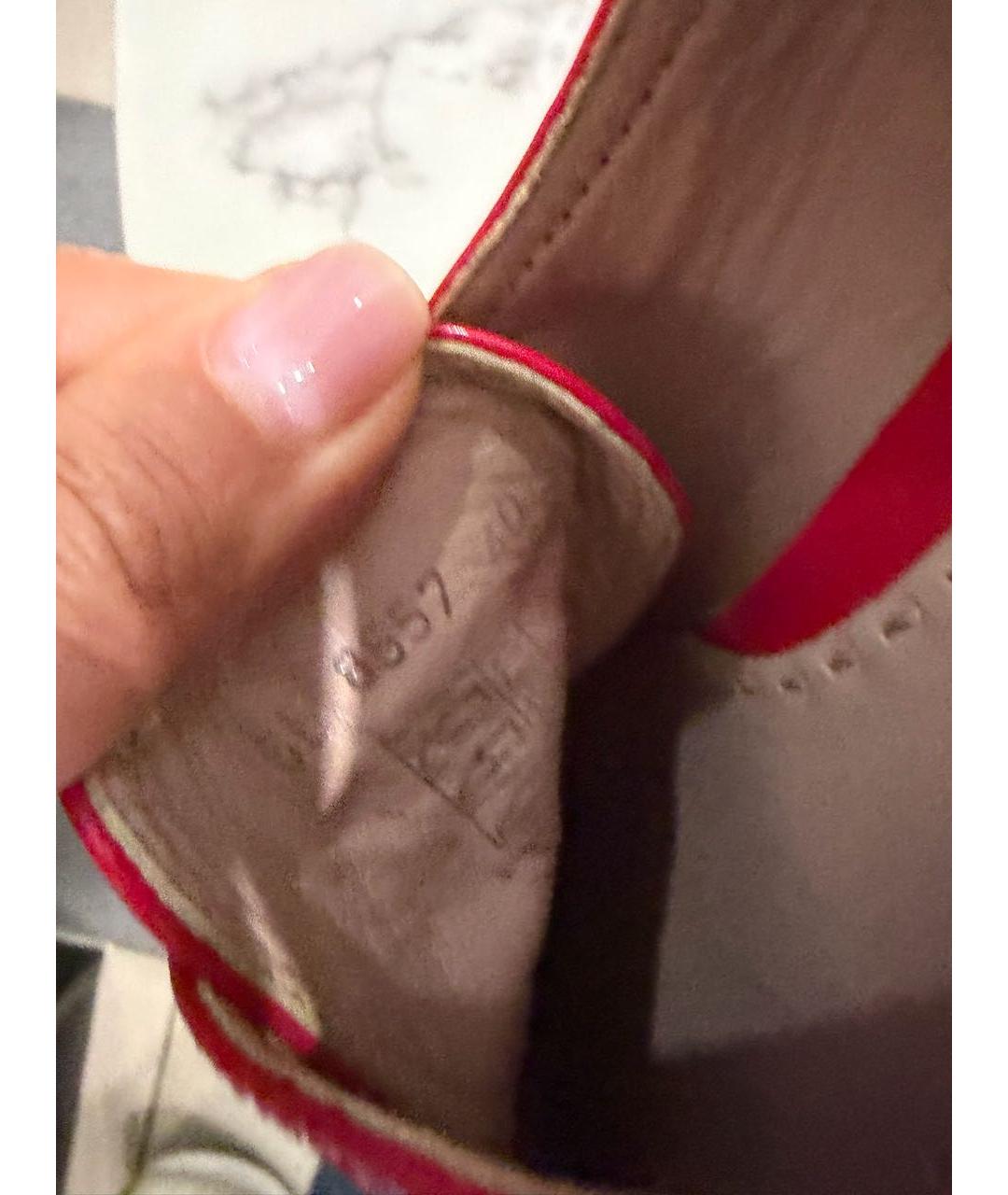 MIU MIU Розовые кеды из лакированной кожи, фото 8