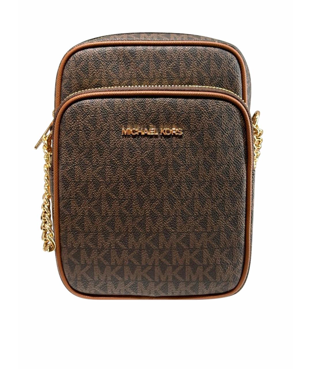 MICHAEL KORS Коричневая сумка через плечо, фото 1