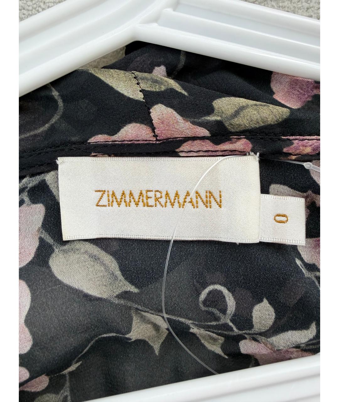 ZIMMERMANN Черная вискозная блузы, фото 3