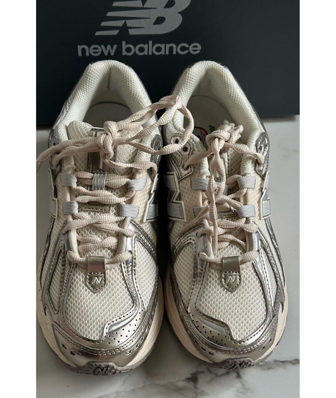 NEW BALANCE Бежевые текстильные кроссовки, фото 3
