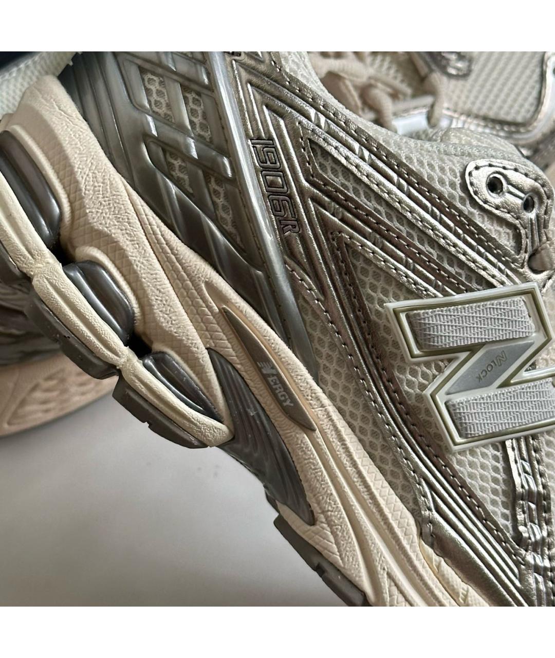 NEW BALANCE Бежевые текстильные кроссовки, фото 5