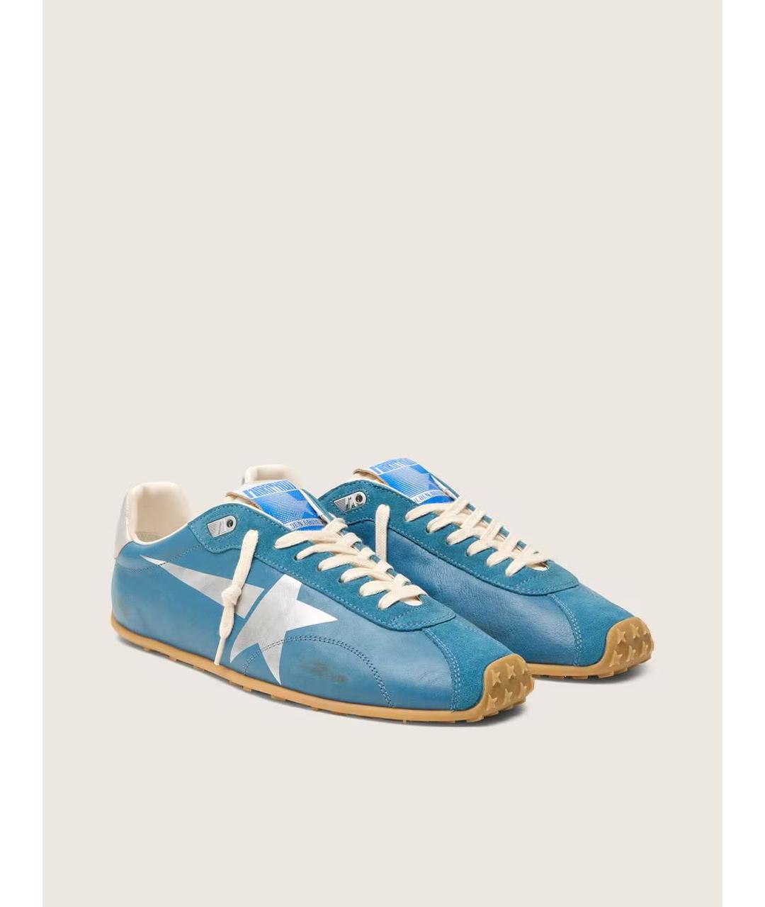 GOLDEN GOOSE DELUXE BRAND Голубые кеды, фото 2