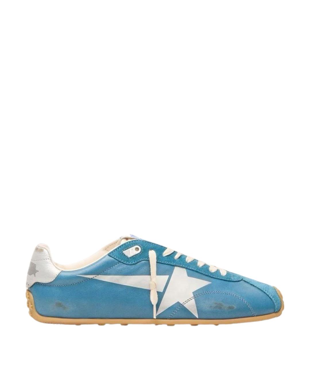 GOLDEN GOOSE DELUXE BRAND Голубые кеды, фото 1
