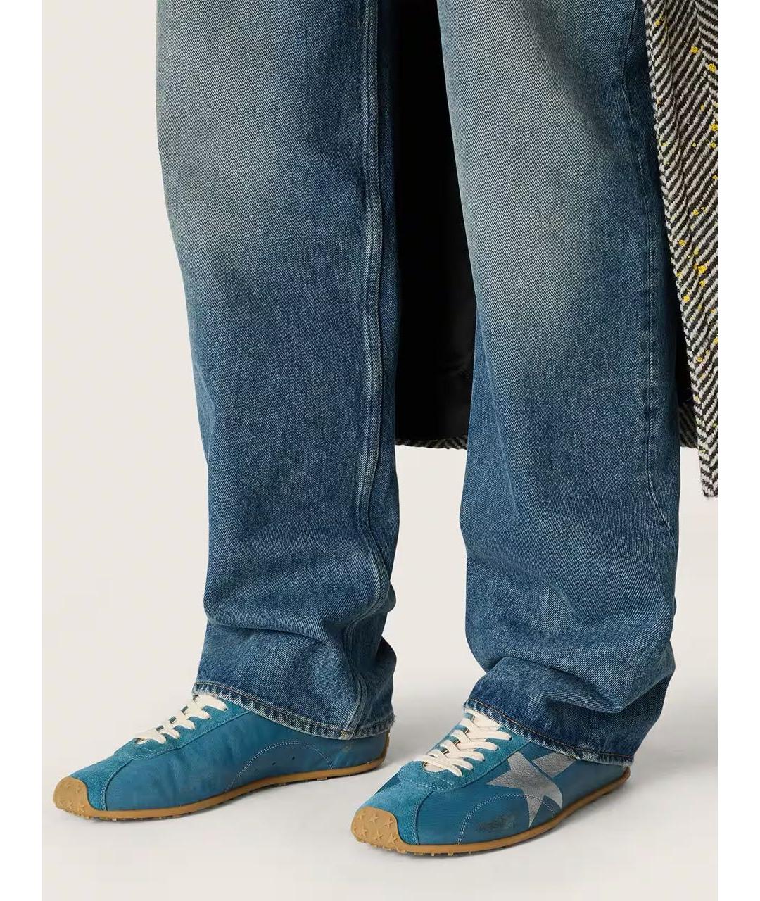 GOLDEN GOOSE DELUXE BRAND Голубые кеды, фото 3