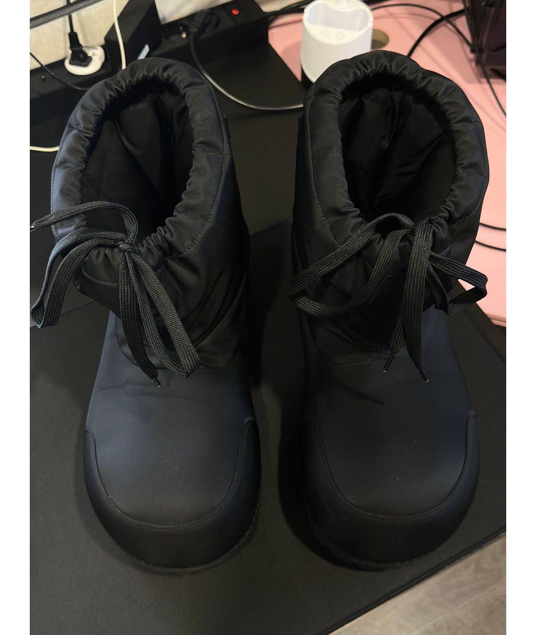 BALENCIAGA Черные высокие ботинки, фото 3
