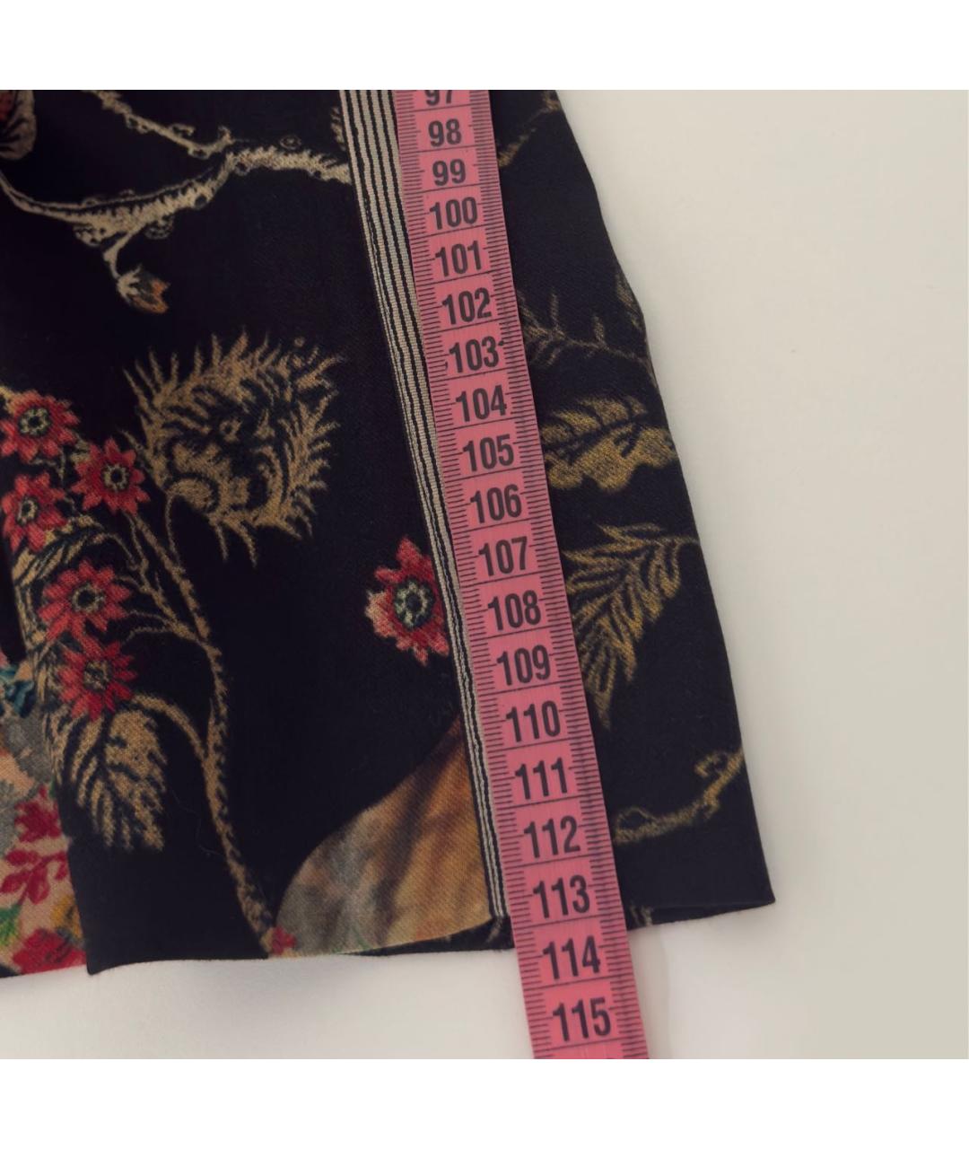 ETRO Мульти шерстяные брюки широкие, фото 7