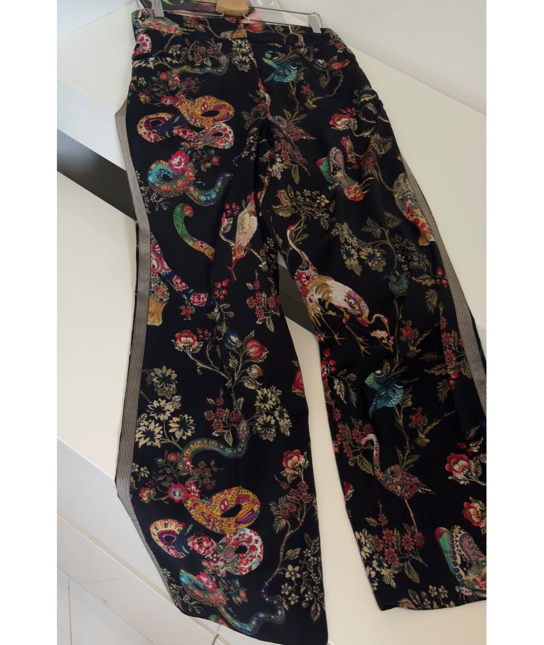 ETRO Мульти шерстяные брюки широкие, фото 3