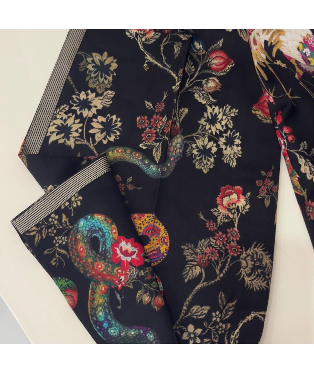 ETRO Мульти шерстяные брюки широкие, фото 4