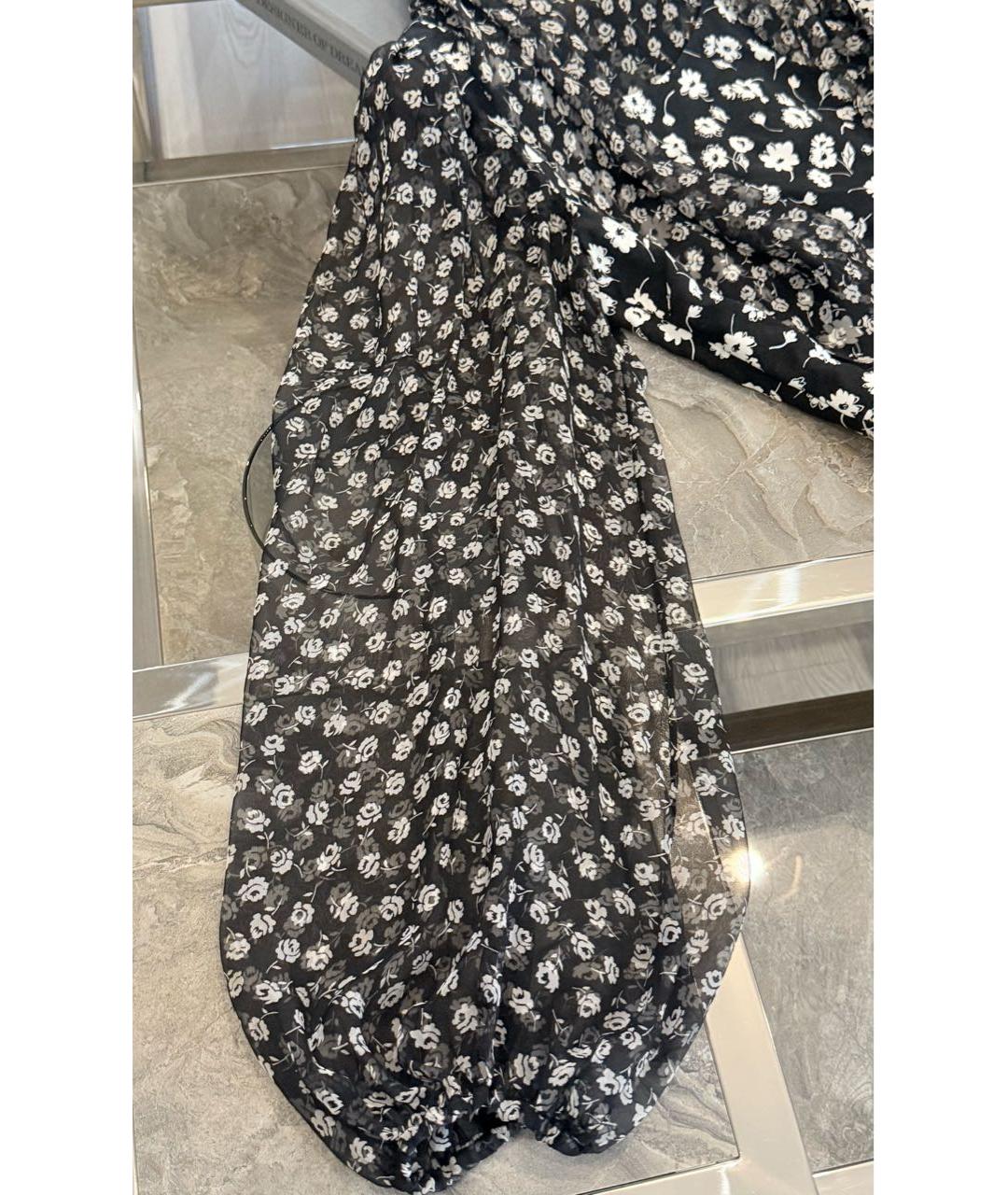 DOLCE&GABBANA Черное вискозное коктейльное платье, фото 5