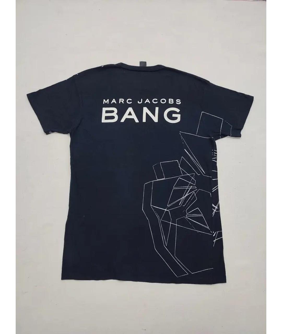 MARC JACOBS Черная хлопковая футболка, фото 2
