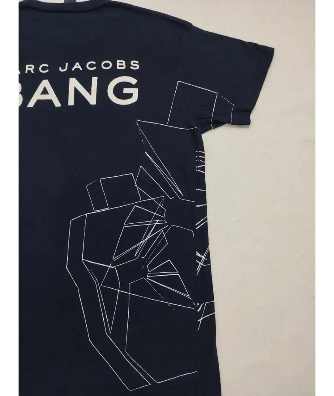 MARC JACOBS Черная хлопковая футболка, фото 4