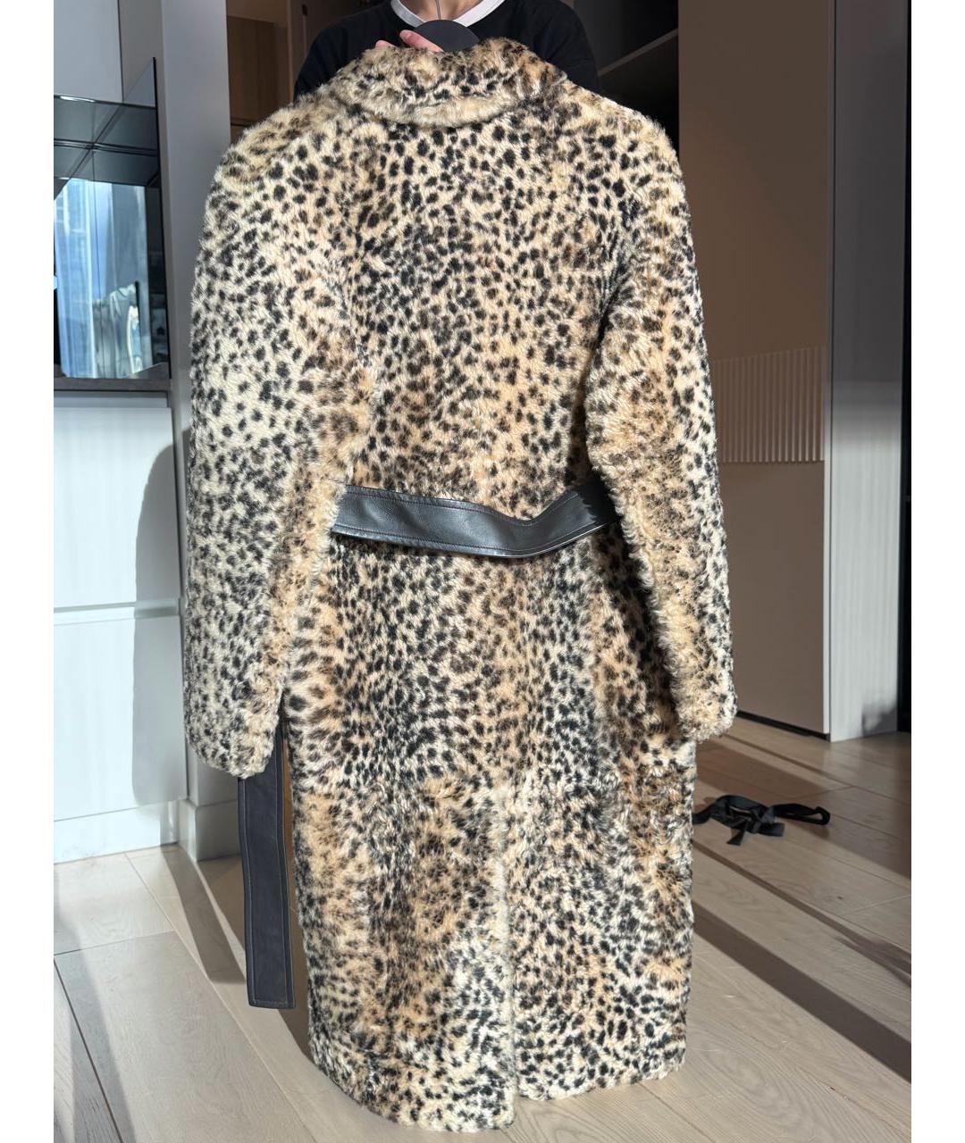 BOTTEGA VENETA Бежевая меховая дубленка, фото 2
