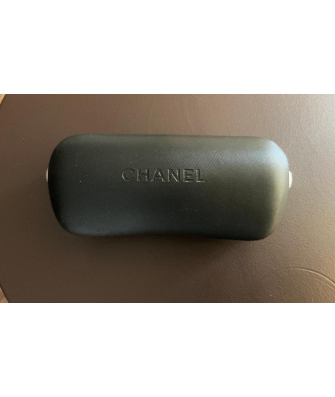 CHANEL Белые пластиковые солнцезащитные очки, фото 8