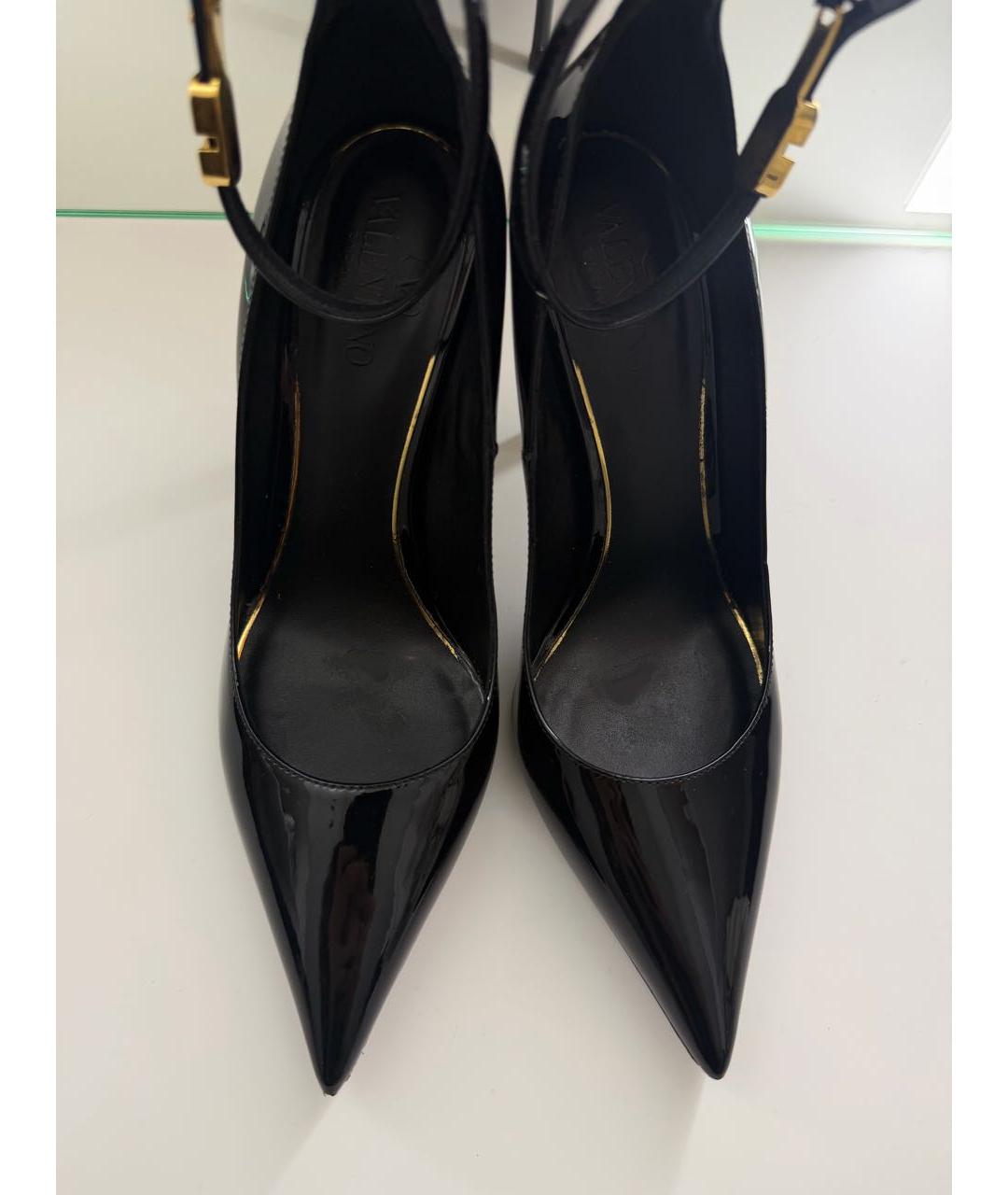 VALENTINO Черные туфли из лакированной кожи, фото 2