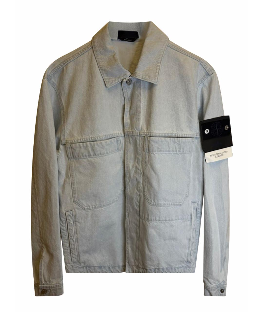 STONE ISLAND Голубая деним куртка, фото 1