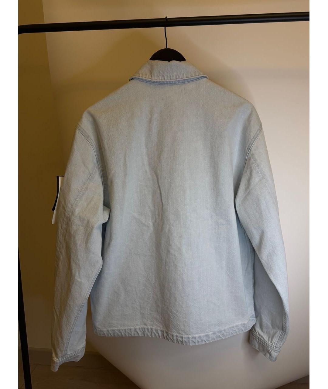 STONE ISLAND Голубая деним куртка, фото 2