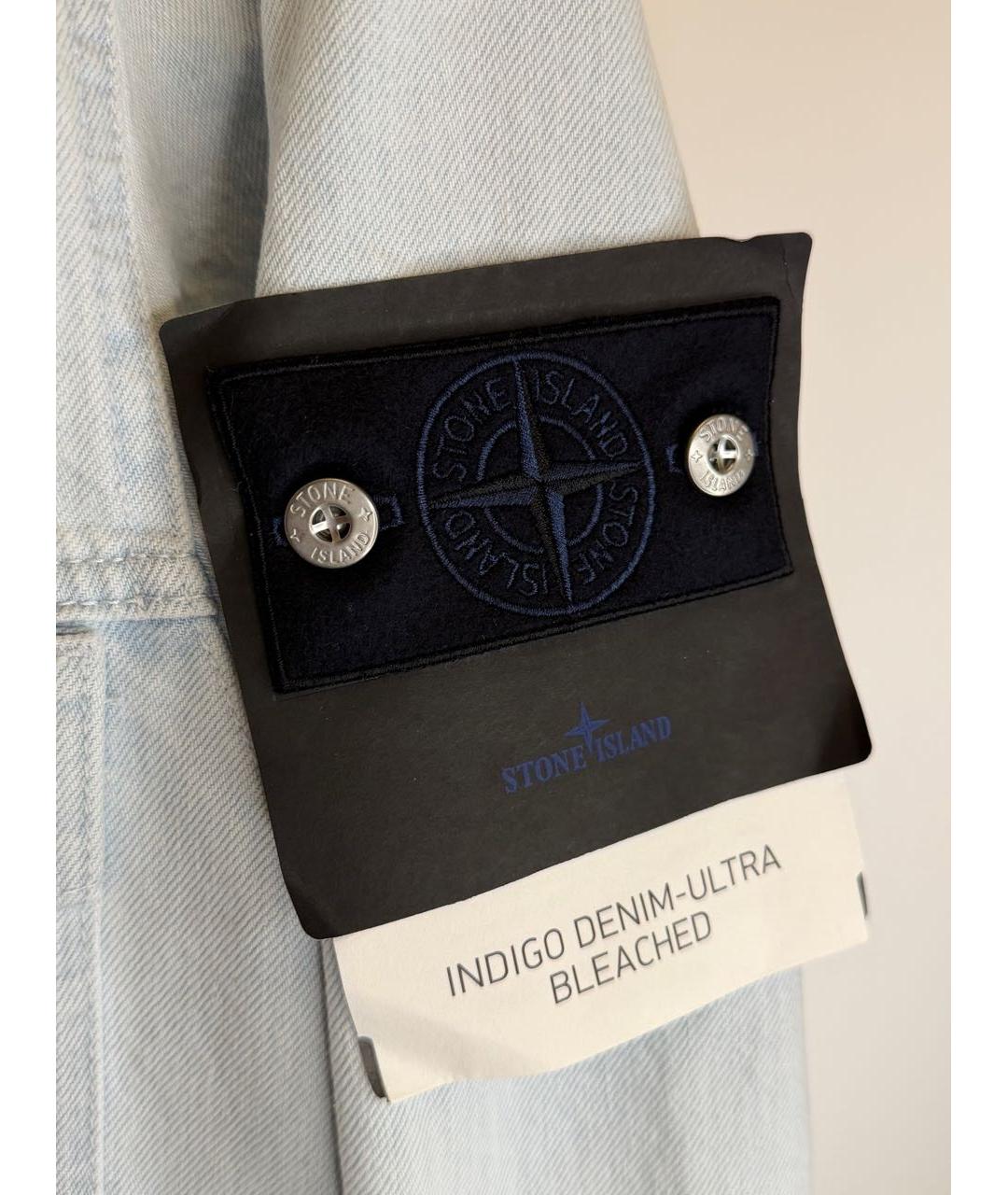 STONE ISLAND Голубая деним куртка, фото 3
