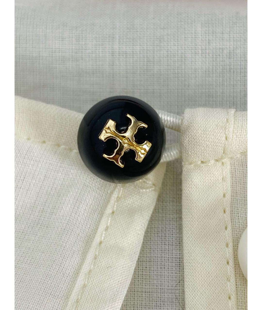 TORY BURCH Бежевая хлопковая блузы, фото 4