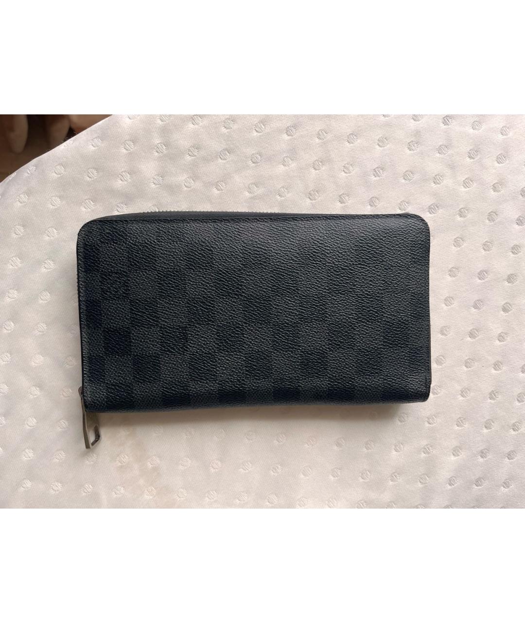 LOUIS VUITTON Черный кошелек, фото 6