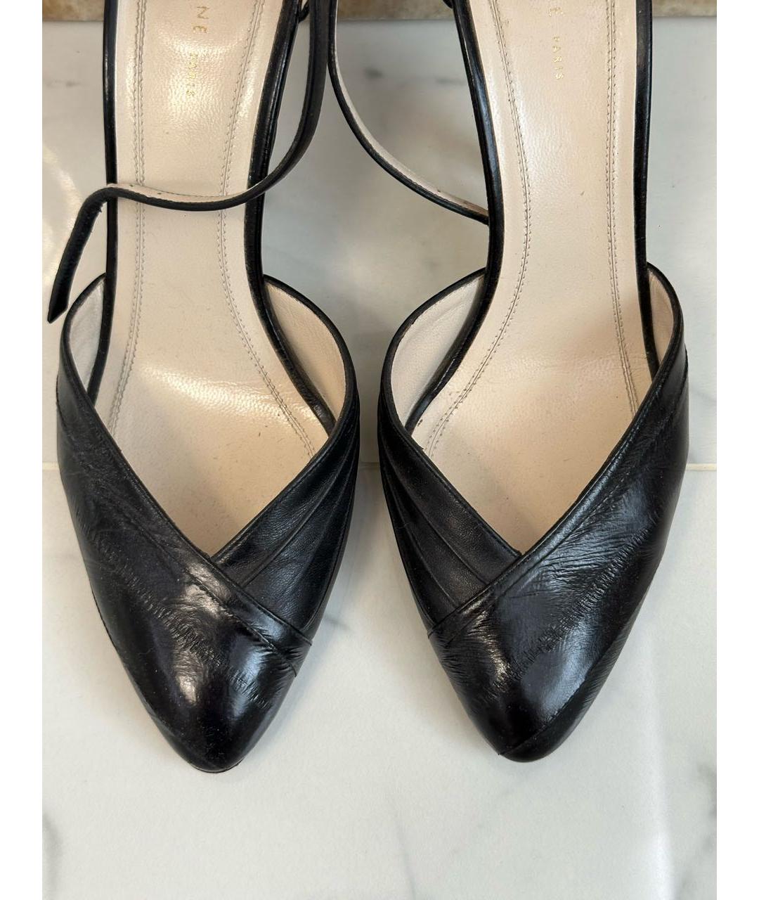 CELINE Черные туфли из экзотической кожи, фото 2