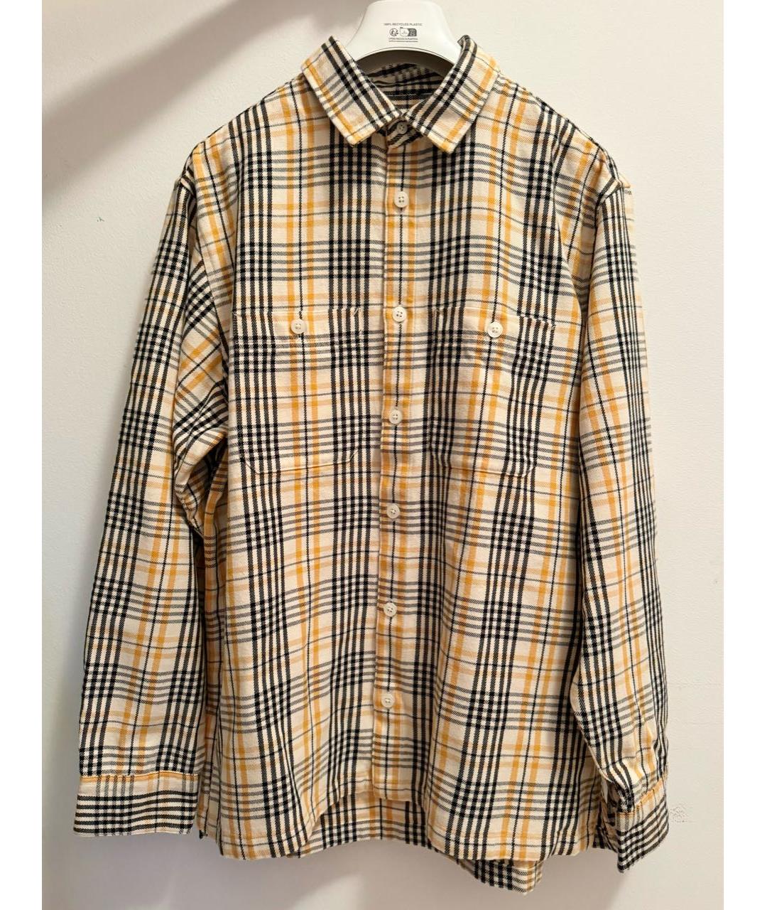 CARHARTT Желтая хлопковая кэжуал рубашка, фото 7